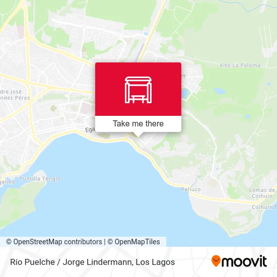 Río Puelche / Jorge Lindermann map