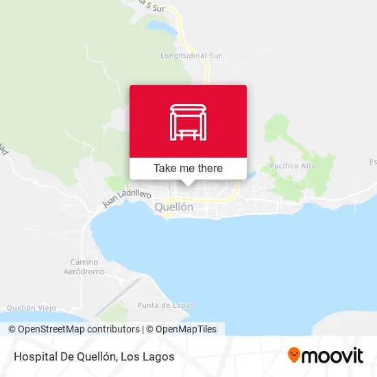 Mapa de Hospital De Quellón
