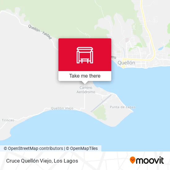 Mapa de Cruce Quellón Viejo