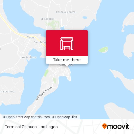 Terminal Calbuco map
