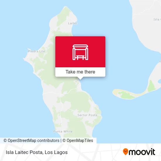 Isla Laitec Posta map