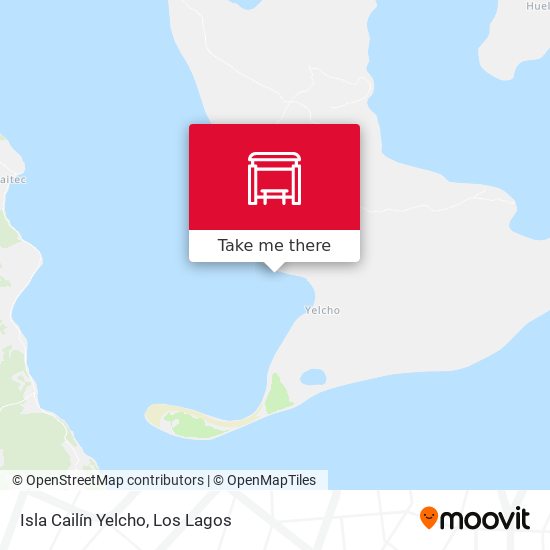 Isla Cailín Yelcho map