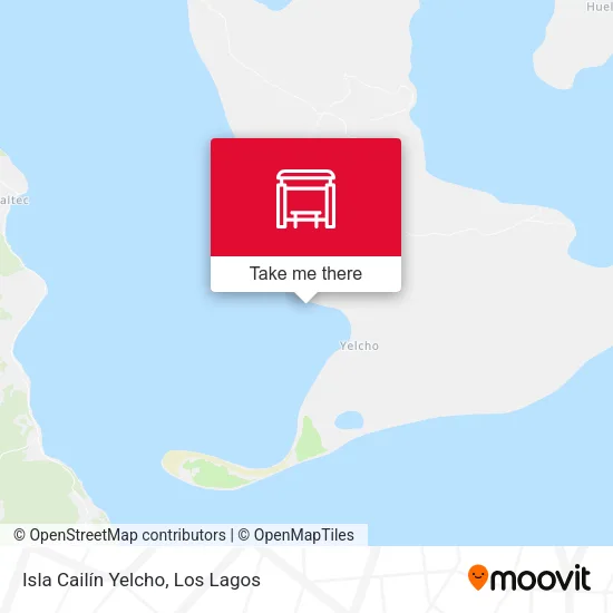 Isla Cailín Yelcho map
