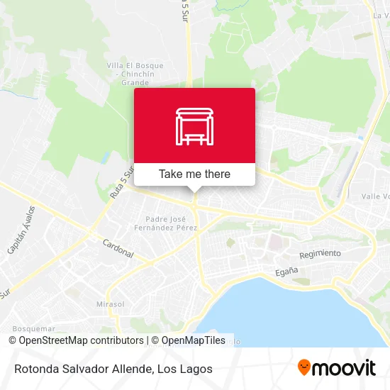 Rotonda Salvador Allende map