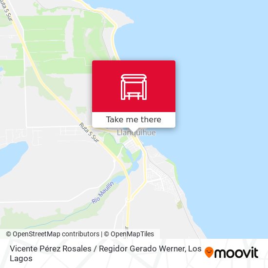 Mapa de Vicente Pérez Rosales / Regidor Gerado Werner