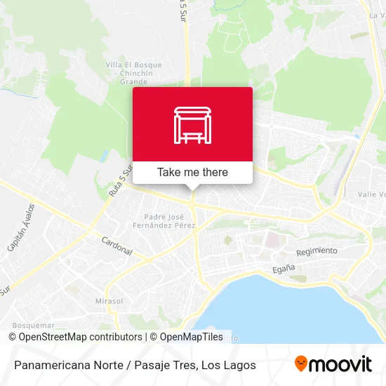 Panamericana Norte / Pasaje Tres map