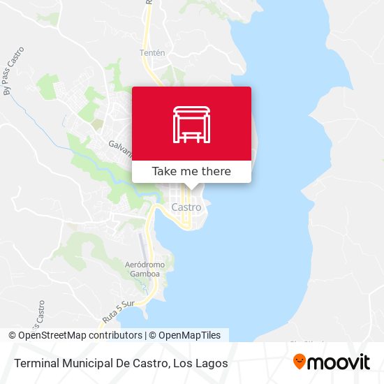 Terminal Municipal De Castro map