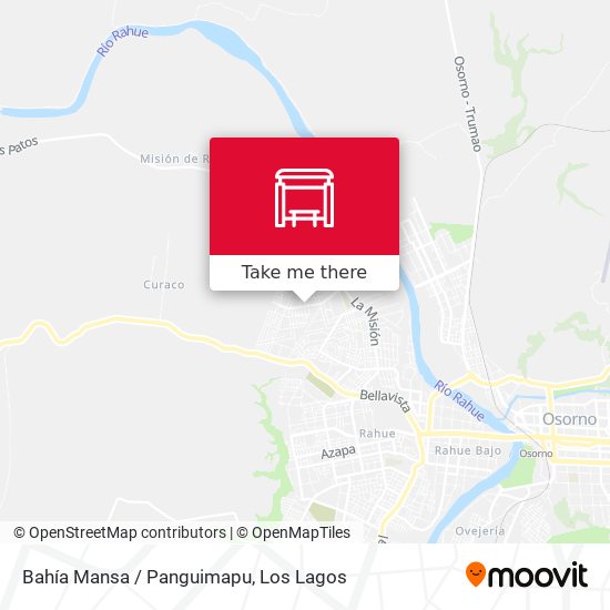 Bahía Mansa / Panguimapu map