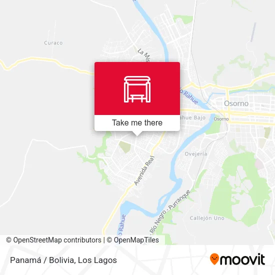 Panamá / Bolivia map