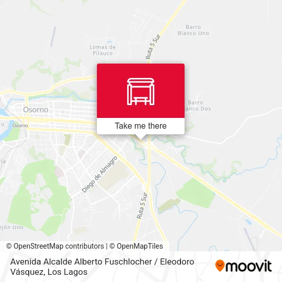 Mapa de Avenida Alcalde Alberto Fuschlocher / Eleodoro Vásquez
