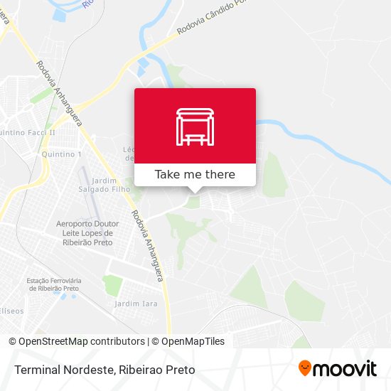 Terminal Nordeste map