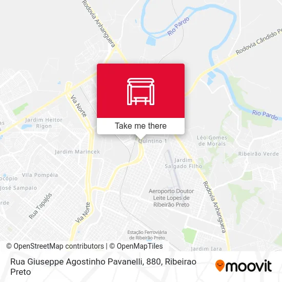 Rua Giuseppe Agostinho Pavanelli, 880 map