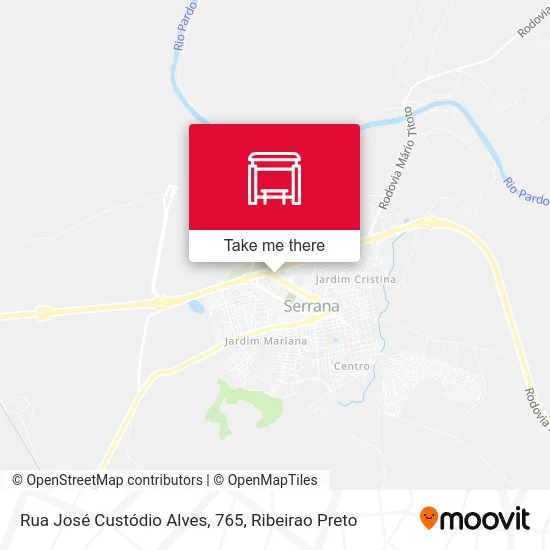 Rua José Custódio Alves, 765 map