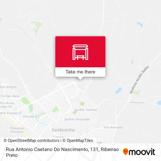 Rua Antonio Caetano Do Nascimento, 131 map
