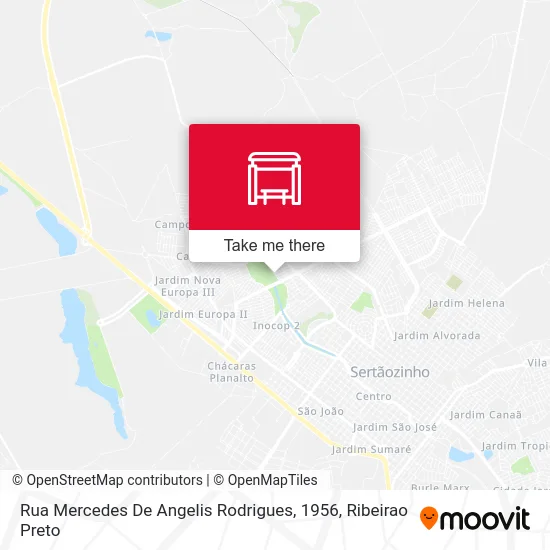 Rua Mercedes De Angelis Rodrigues, 1956 map