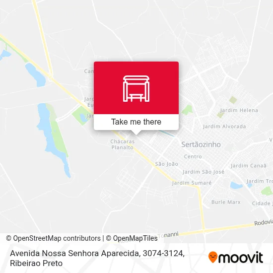 Avenida Nossa Senhora Aparecida, 3074-3124 map