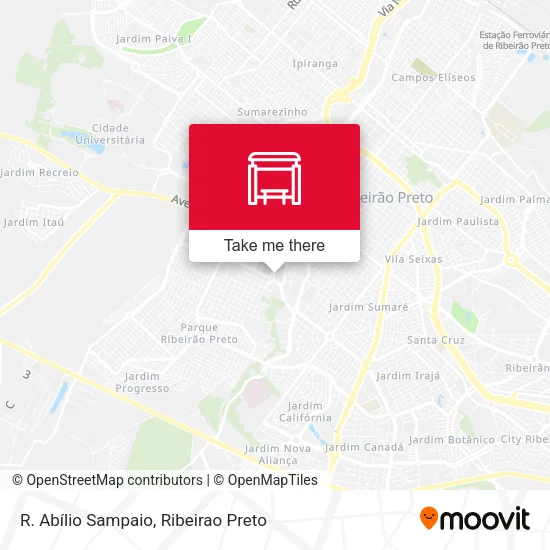 R. Abílio Sampaio map