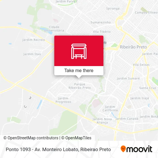 Ponto 1093 - Av. Monteiro Lobato map