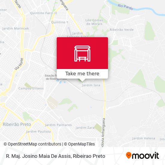 R. Maj. Josino Maia De Assis map