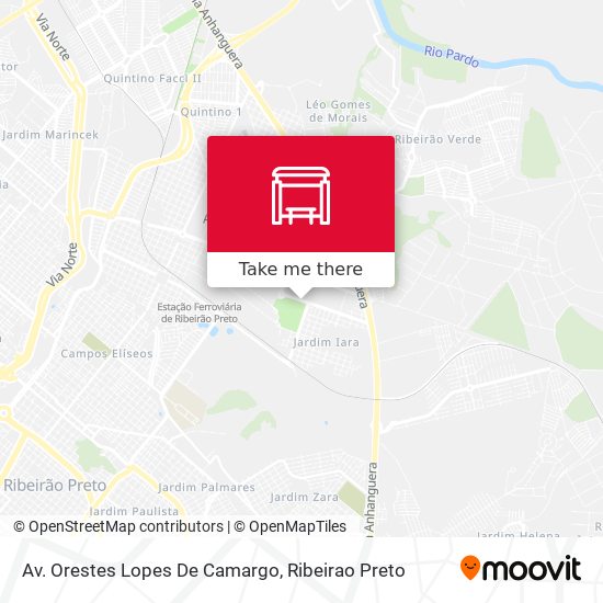 Mapa Av. Orestes Lopes De Camargo