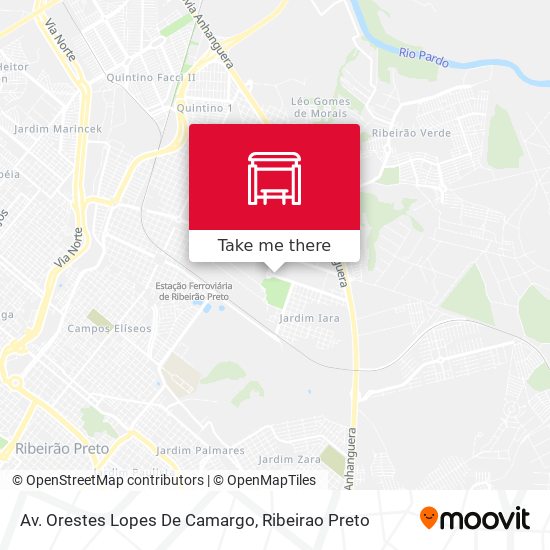 Mapa Av. Orestes Lopes De Camargo