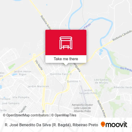 R. José Benedito Da Silva (R. Bagdá) map
