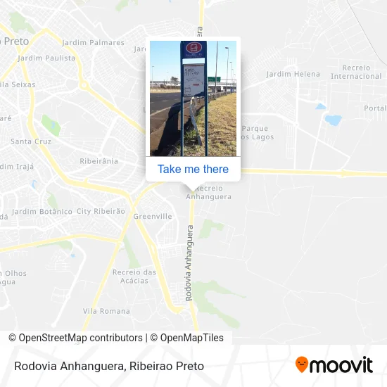 Rodovia Anhanguera map