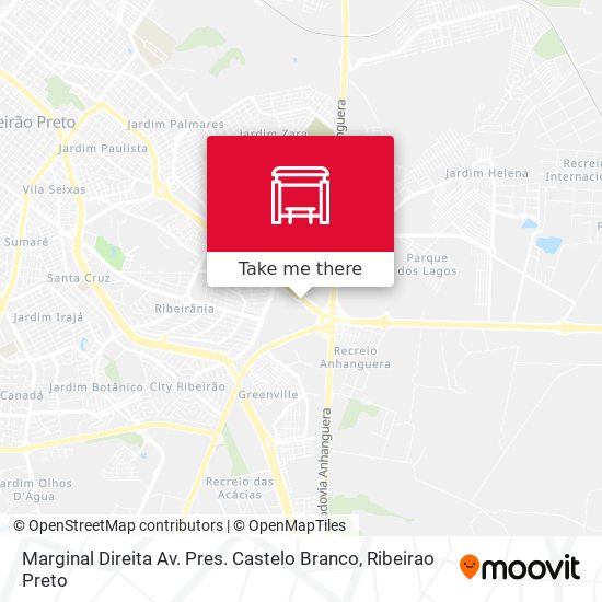 Mapa Marginal Direita Av. Pres. Castelo Branco