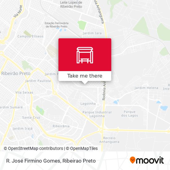 R. José Firmino Gomes map