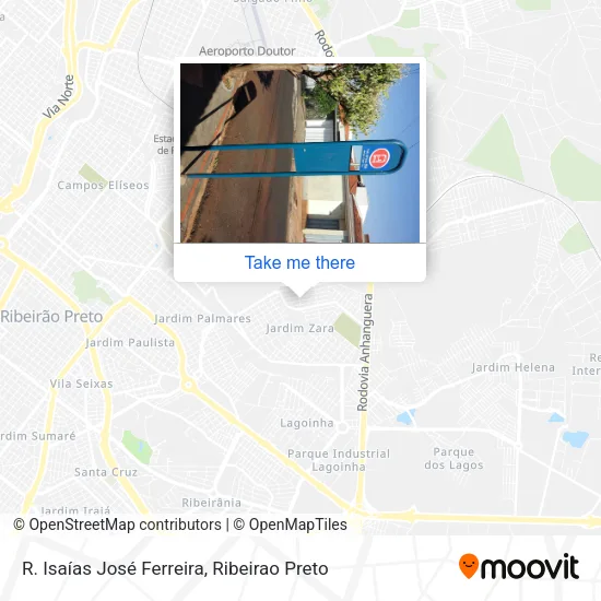 R. Isaías José Ferreira map