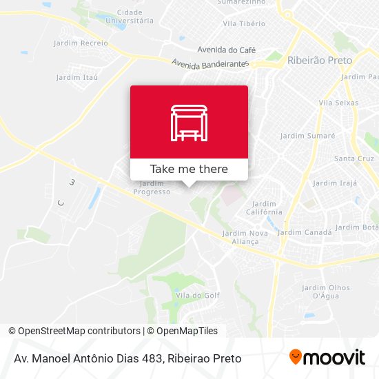 Mapa Av. Manoel Antônio Dias 483