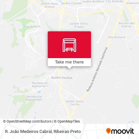R. João Medeiros Cabral map