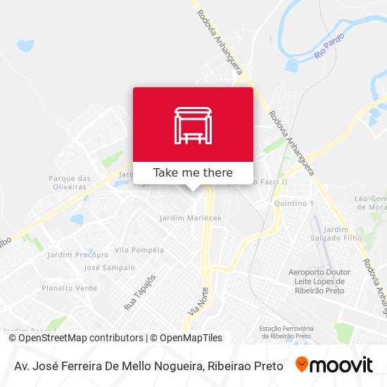 Mapa Av. José Ferreira De Mello Nogueira