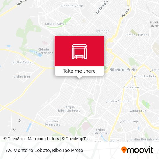 Av. Monteiro Lobato map