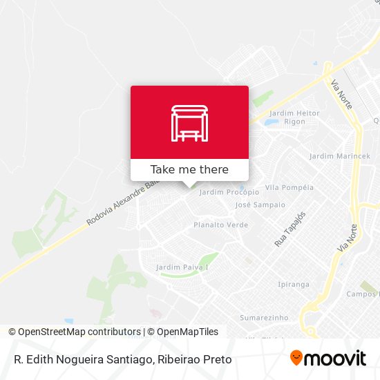 R. Edith Nogueira Santiago map