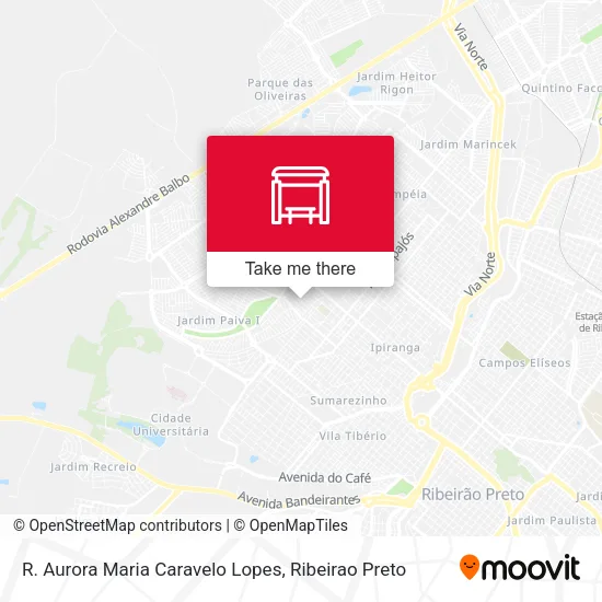 R. Aurora Maria Caravelo Lopes map