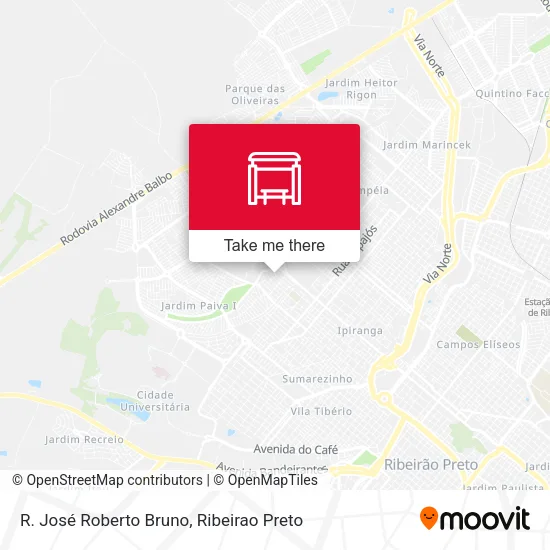 R. José Roberto Bruno map