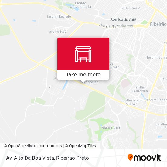 Mapa Av. Alto Da Boa Vista