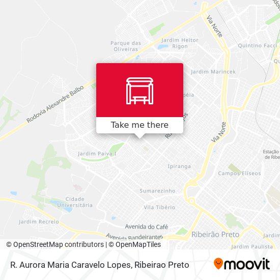 R. Aurora Maria Caravelo Lopes map