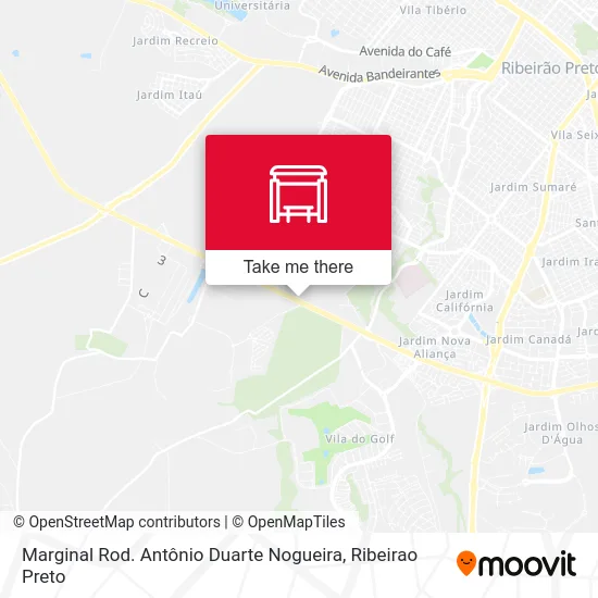 Marginal Rod. Antônio Duarte Nogueira map