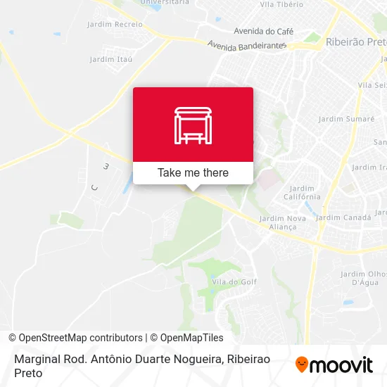 Marginal Rod. Antônio Duarte Nogueira map