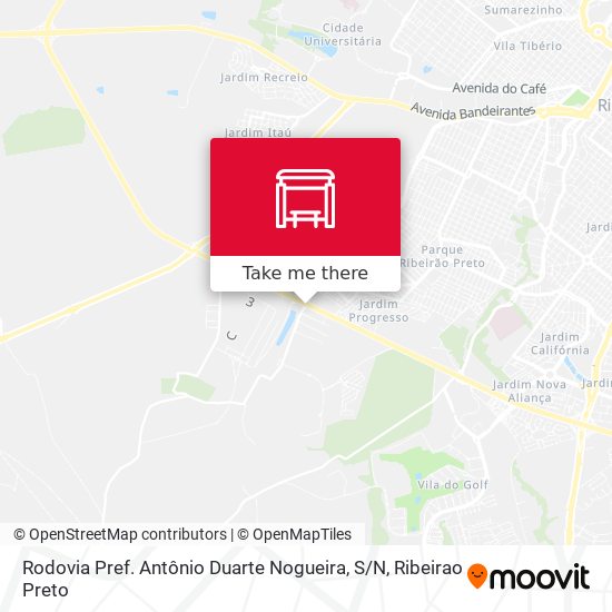 Rodovia Pref. Antônio Duarte Nogueira, S / N map