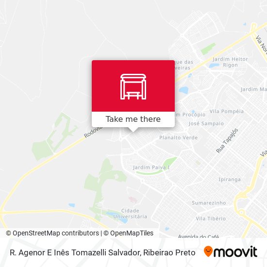 Mapa R. Agenor E Inês Tomazelli Salvador