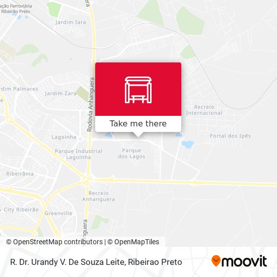 R. Dr. Urandy V. De Souza Leite map