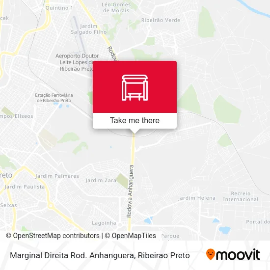 Marginal Direita Rod. Anhanguera map