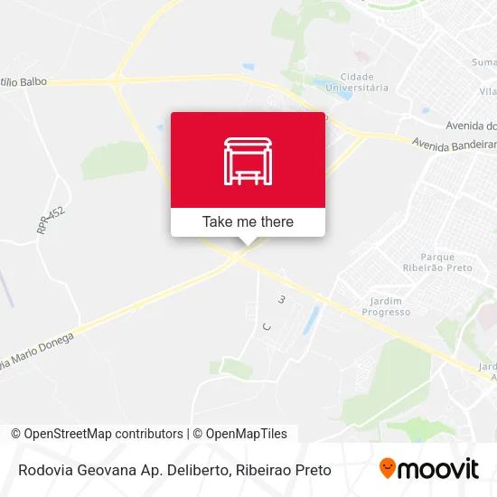Rodovia Geovana Ap. Deliberto map