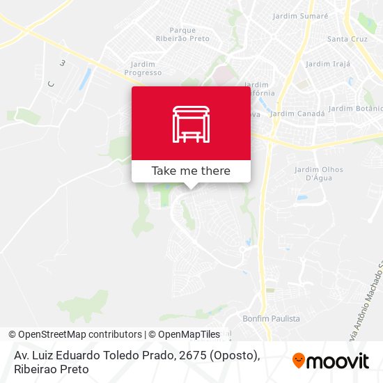 Mapa Av. Luiz Eduardo Toledo Prado, 2675 (Oposto)