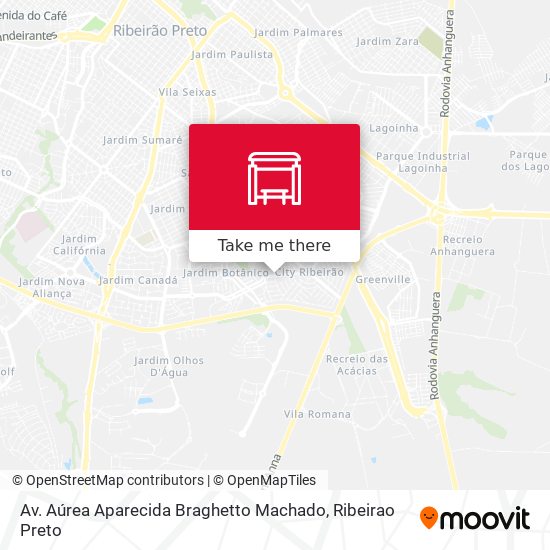 Mapa Av. Aúrea Aparecida Braghetto Machado