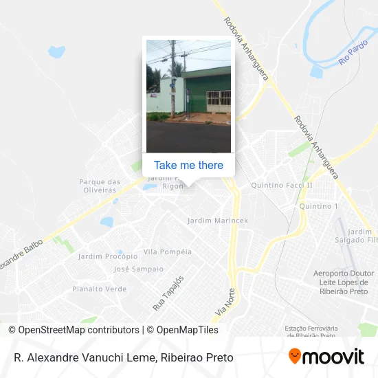 R. Alexandre Vanuchi Leme map