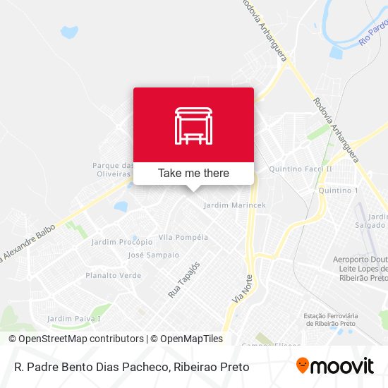 R. Padre Bento Dias Pacheco map